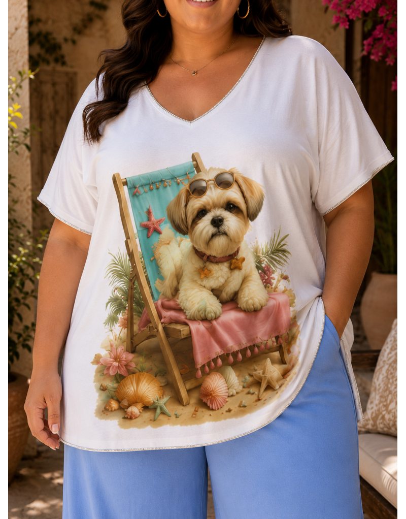 Camiseta Pelu Viajero|Tres XL | Tallas grandes a buen precio Camiseta Pelu Viajero|Tres XL | Tallas grandes a buen precio